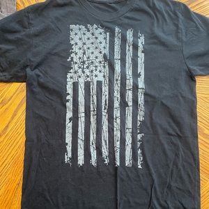 Harley-Davidson Black American Flag Tee